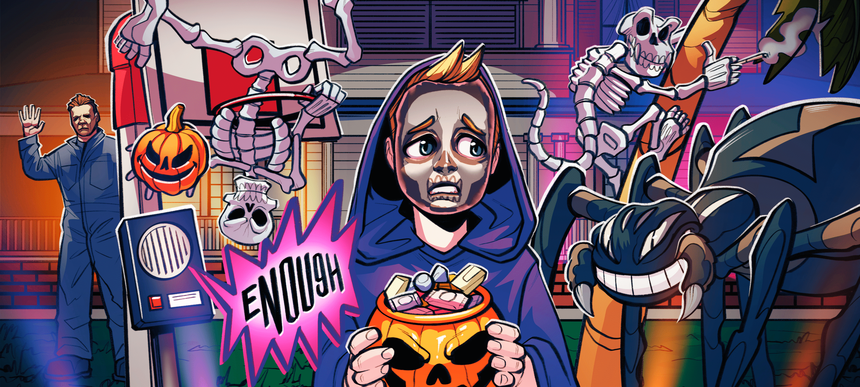 O Halloween da vida real