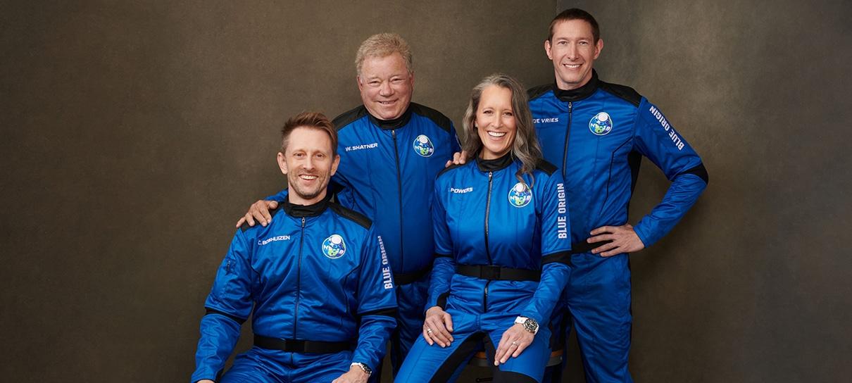 William Shatner vai ao espaço em foguete da Blue Origin - confira como foi