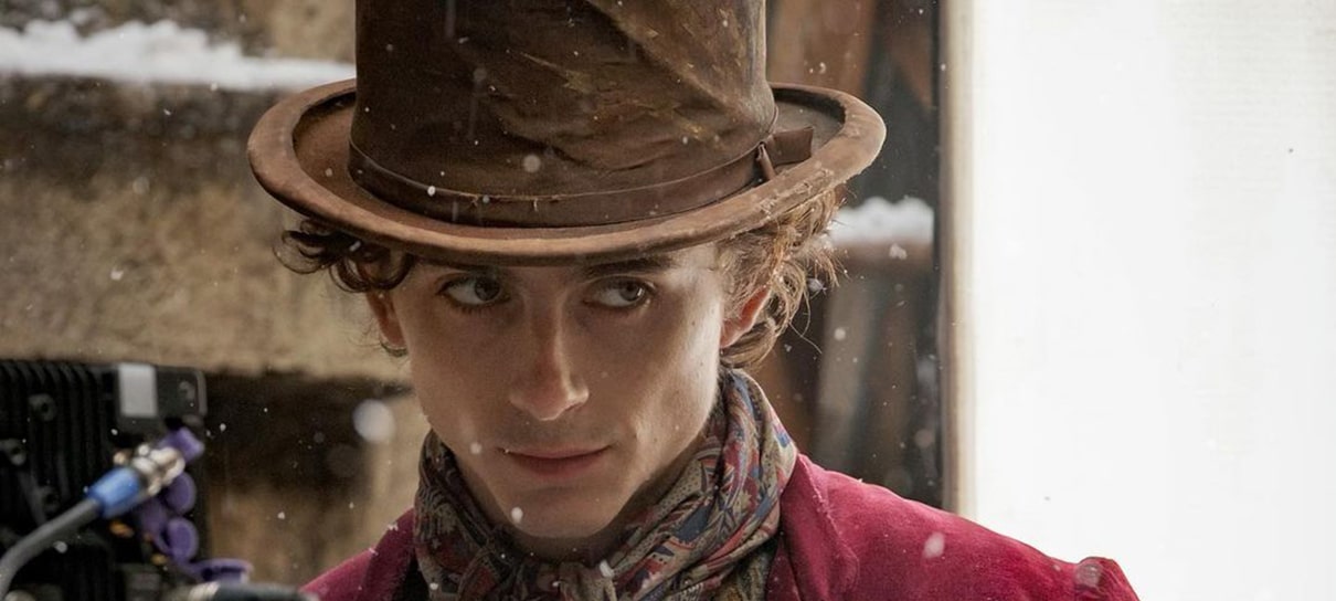 Timothée Chalamet divulga primeira imagem de Wonka