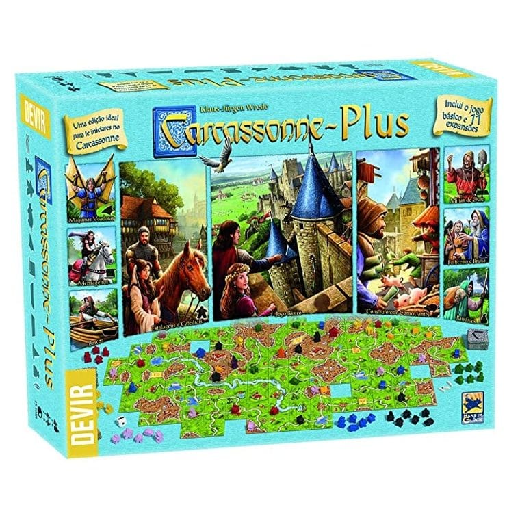 Carcassonne Plus é um dos jogos da lista do NerdBunker