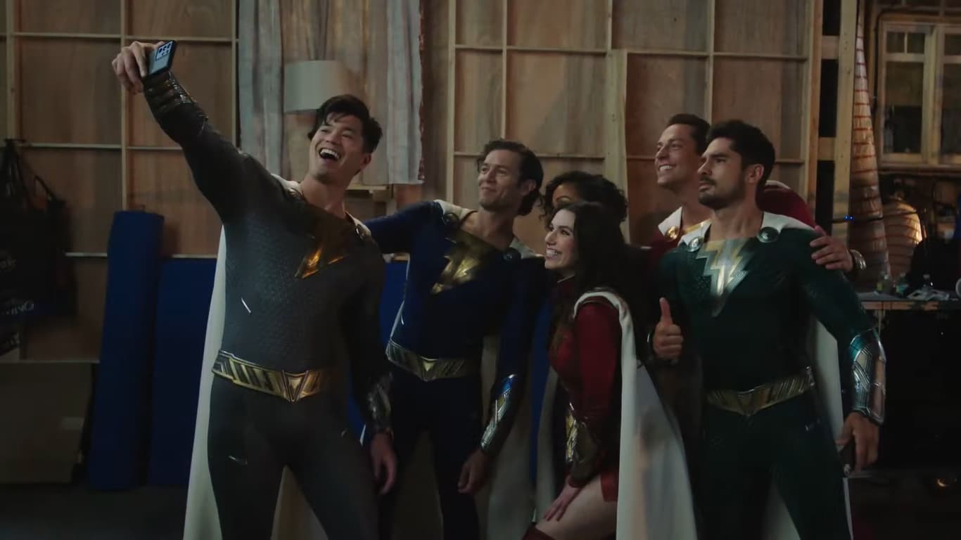 Entrevista con Asher Angel y el elenco de Shazam! Fury of the Gods