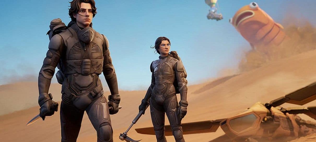 Paul Atreides e Chani, de Duna, estão disponíveis em Fortnite