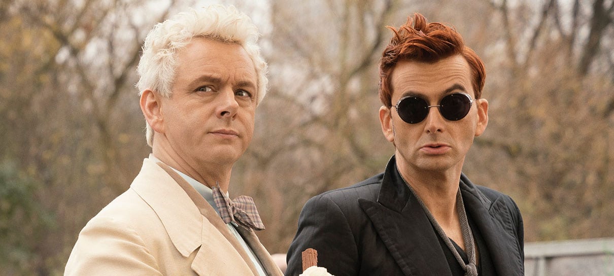 Showrunner mostra David Tennant e Michael Sheen de volta nos bastidores de Good Omens