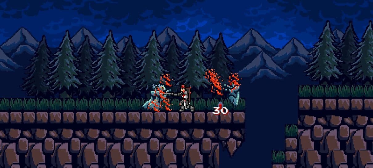 Infernax traz aventura sangrenta inspirada nos games de ação dos anos 1980