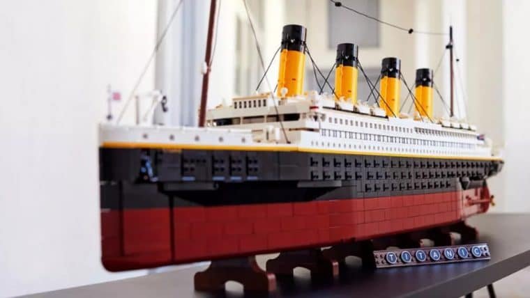 LEGO revela set inspirado em Titanic que custa US$ 629,99 e é o maior já lançado
