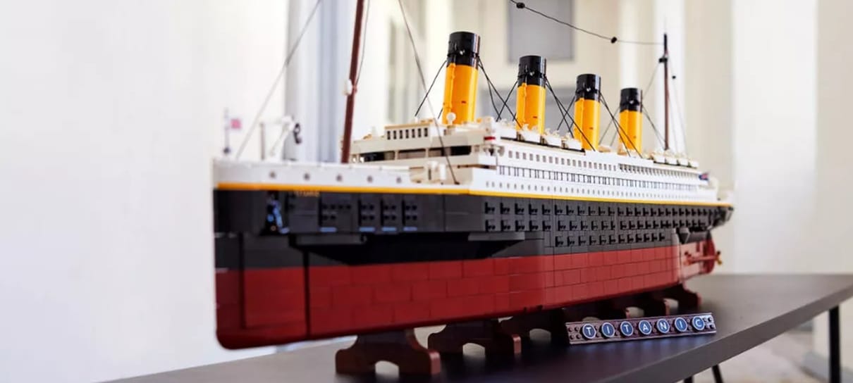 LEGO revela set inspirado em Titanic que custa US$ 629,99 e é o maior já lançado