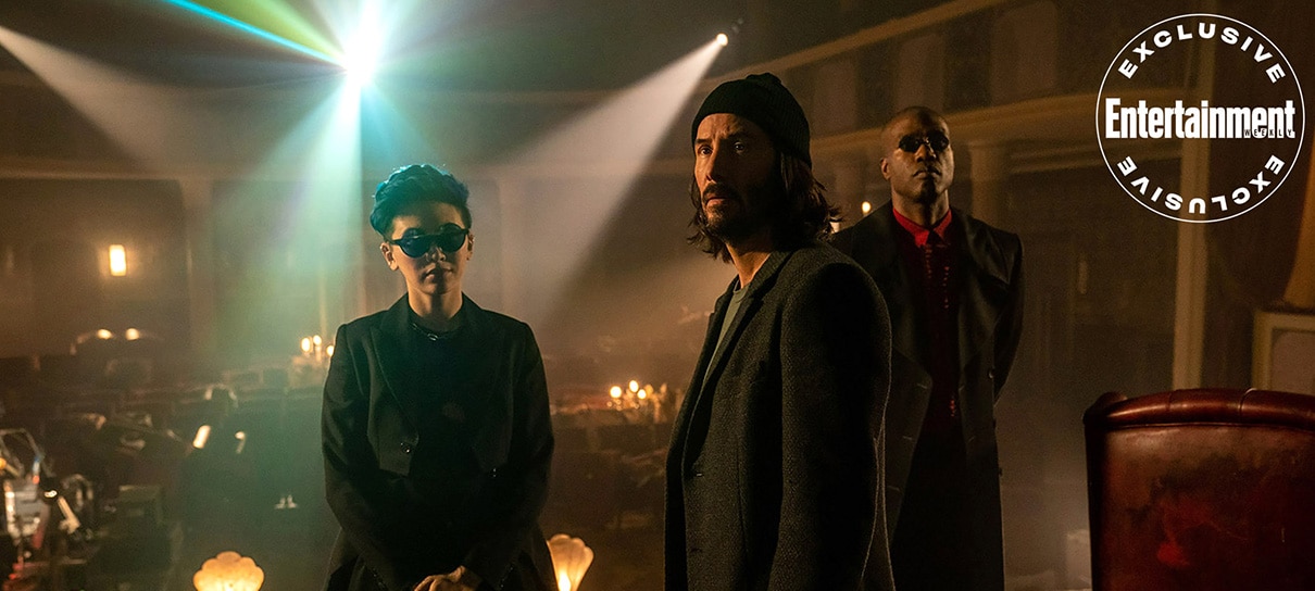 Neo e novo Morpheus são destaques em fotos inéditas de Matrix Resurrections