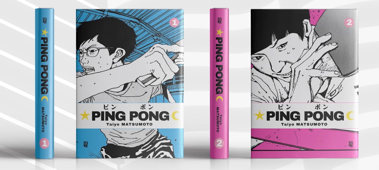 JBC revela capas e detalhes da edição brasileira do mangá Ping Pong