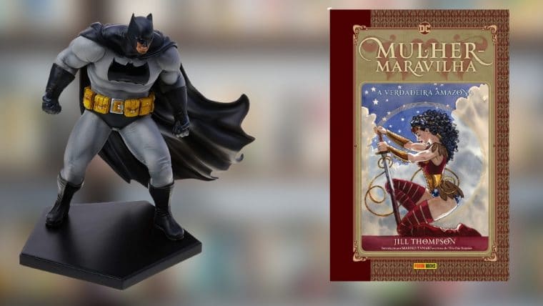 Veja uma lista de produtos de Batman, Mulher-Maravilha e outros personagens da DC