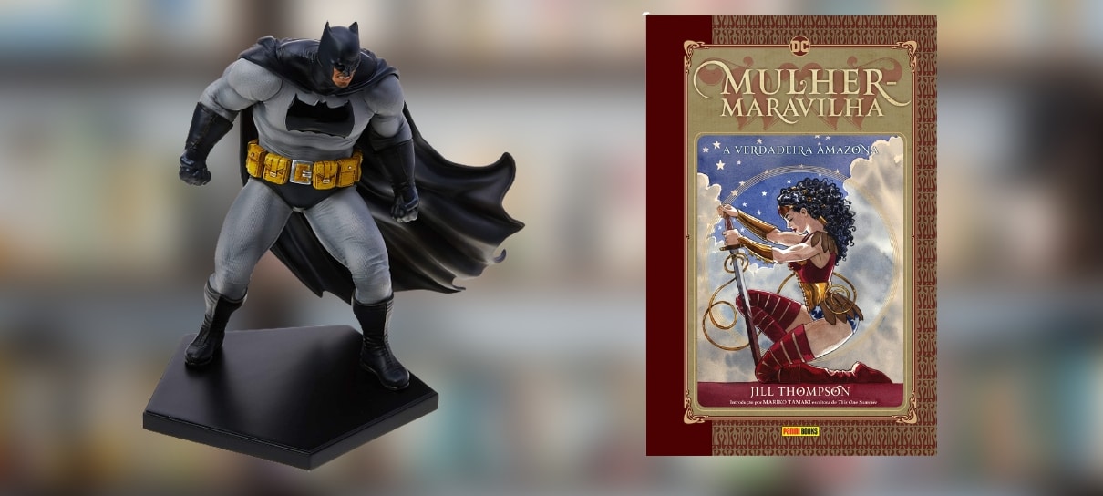 Veja uma lista de produtos de Batman, Mulher-Maravilha e outros personagens da DC