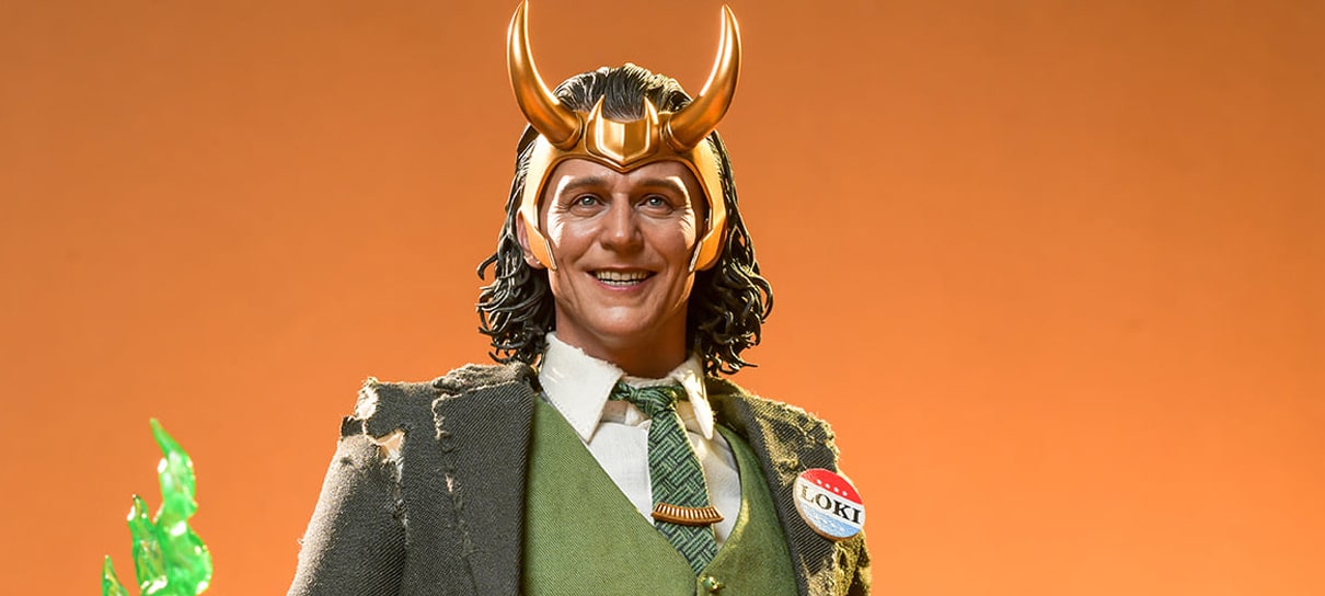 Hot Toys lança colecionável de luxo do Loki presidente, com kit especial