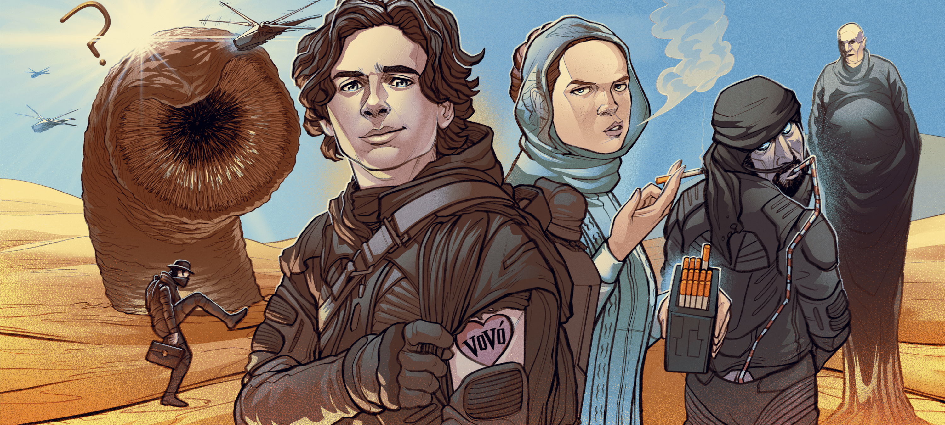 Em Duna o choro não é livre