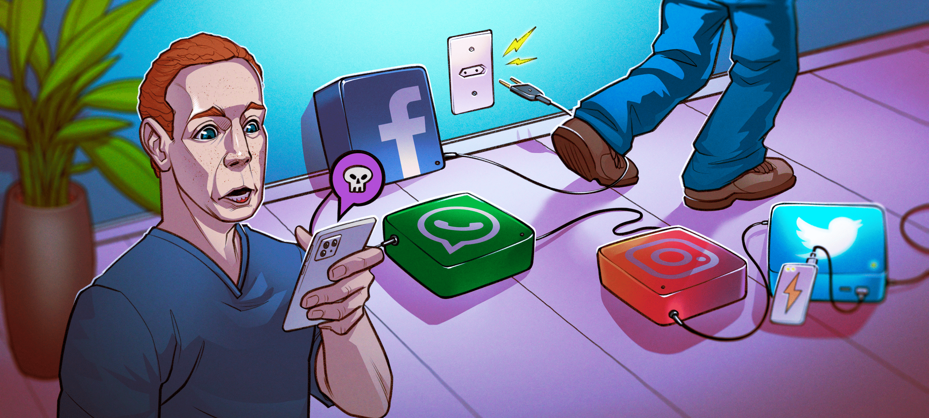 O tropeço na tomada das redes sociais