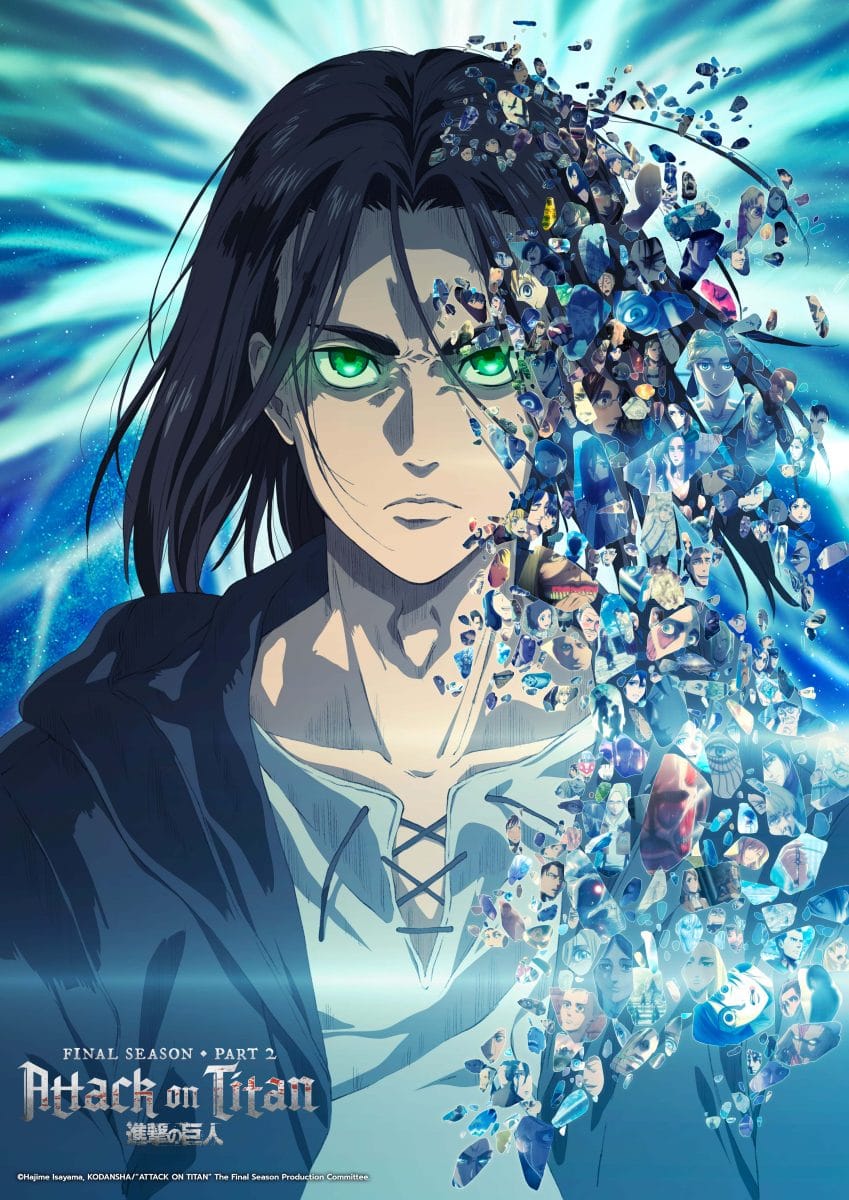 Pôster da parte final do anime de Attack on Titan (Divulgação/Crunchyroll)