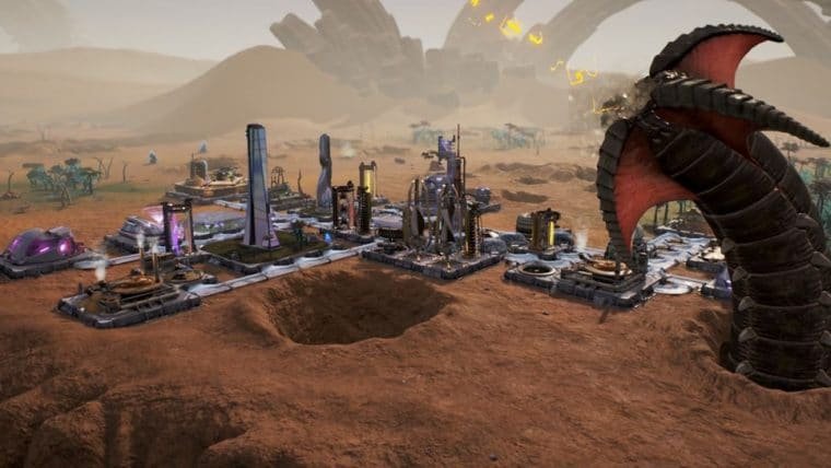 Aven Colony, jogo de construção de cidade em planetas alienígenas, está gratuito para PC