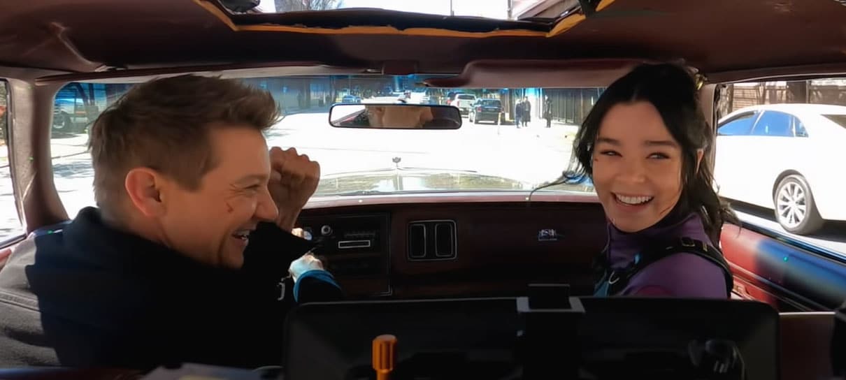 Vídeo de bastidores de Gavião Arqueiro foca na parceria entre Clint e Kate