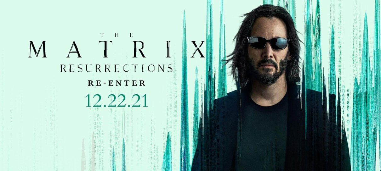 Novos cartazes apresentam o elenco principal de Matrix Resurrections