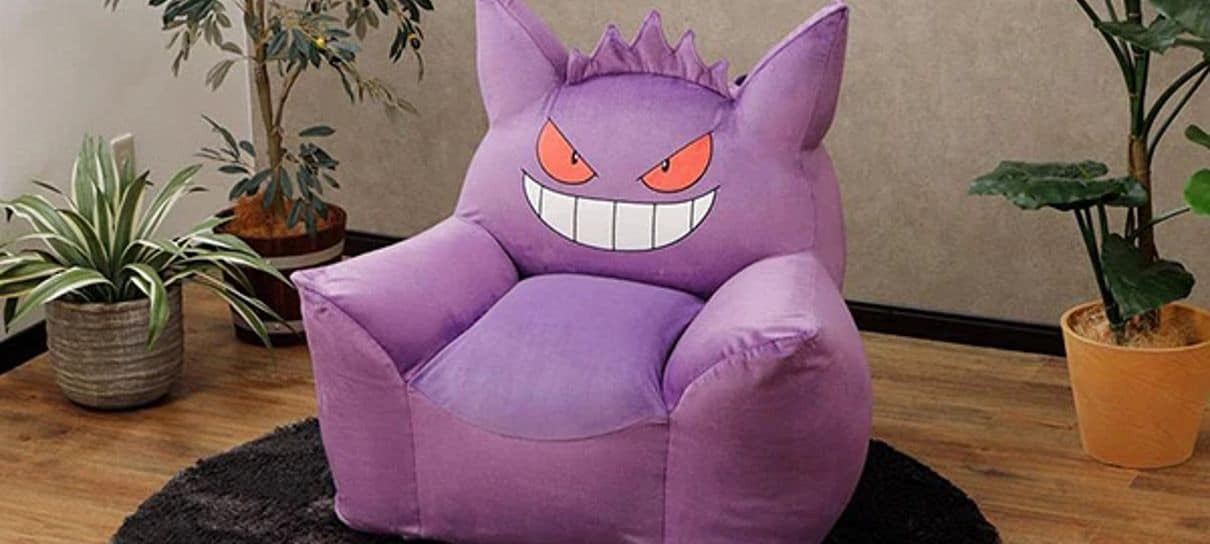 Poltrona de Gengar é perfeita para jogar Pokémon