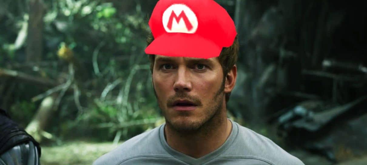 Produtor defende Chris Pratt como voz de Mario: "Ele está fenomenal"