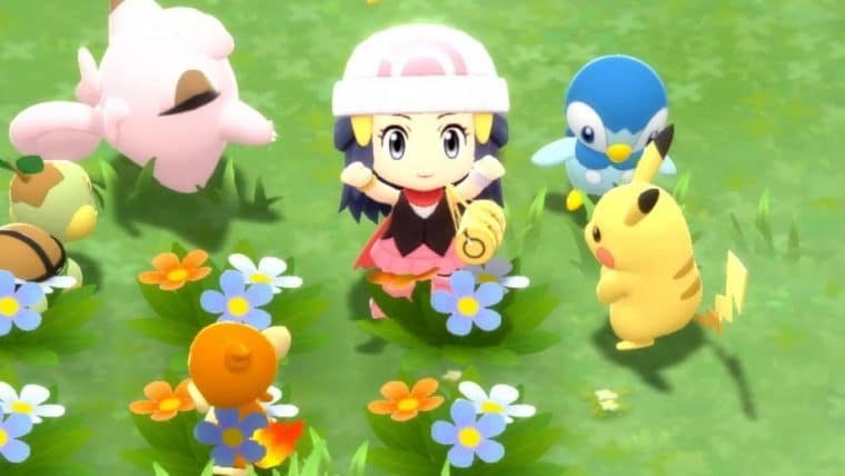 Vídeo mostra 5 minutos de gameplay de Pokémon Brilliant Diamond e Shining Pearl