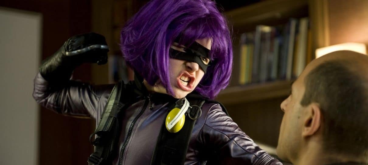 Chloë Grace Moretz e Hit Girl - Cinema com Rapadura