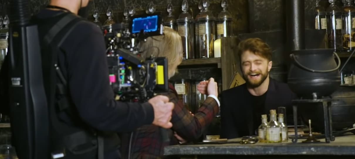 Vídeo dos bastidores do especial de 20 anos de Harry Potter destaca elenco