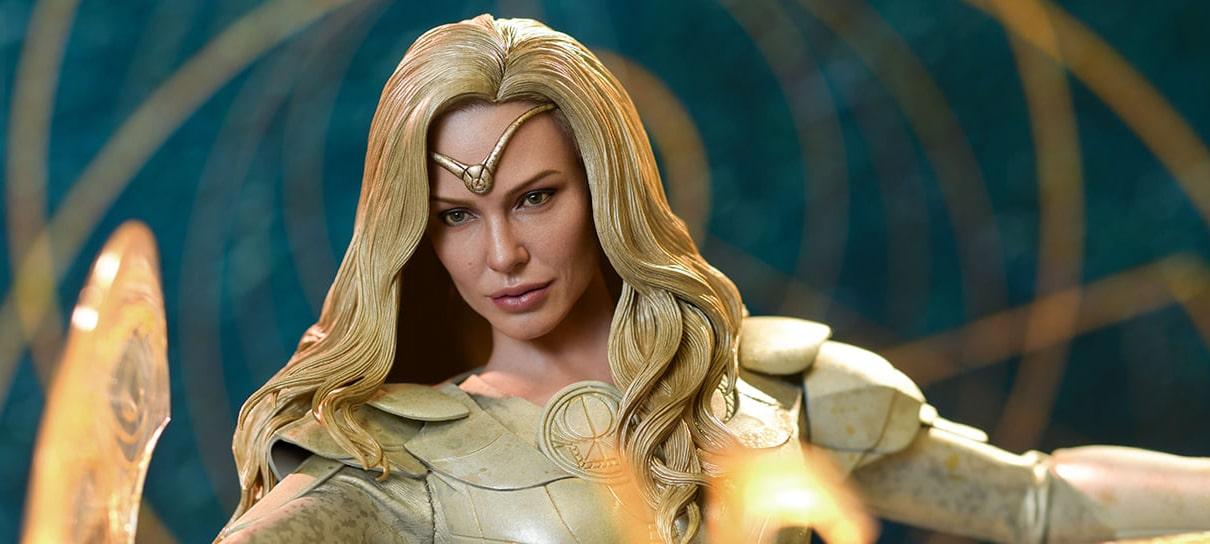 Thena, guerreira de Angelina Jolie em Eternos, ganha colecionável de luxo da Hot Toys