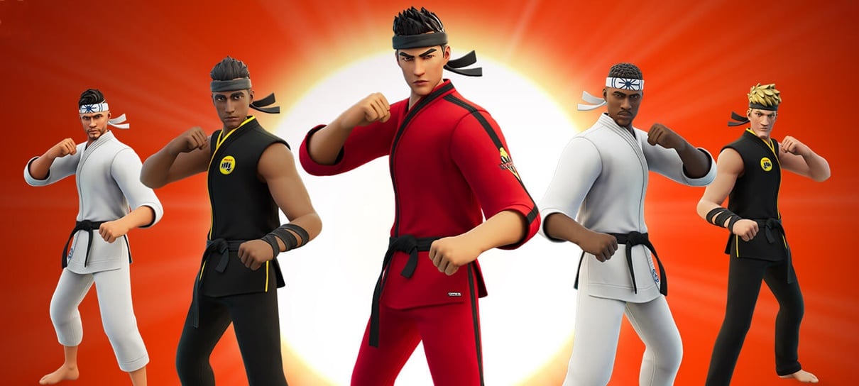 Fortnite anuncia skins de Cobra Kai para a quarta temporada da série