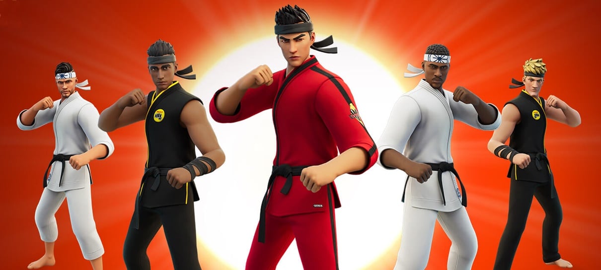 Fortnite anuncia trajes e gestos de Cobra Kai
