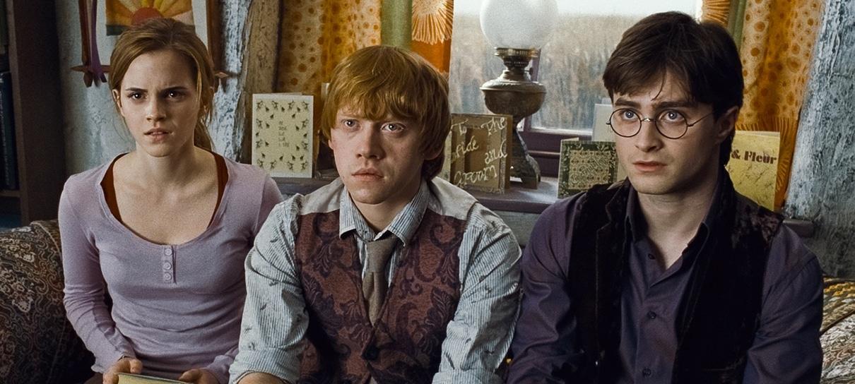 Trio principal se reúne na primeira foto do especial de 20 anos de Harry Potter