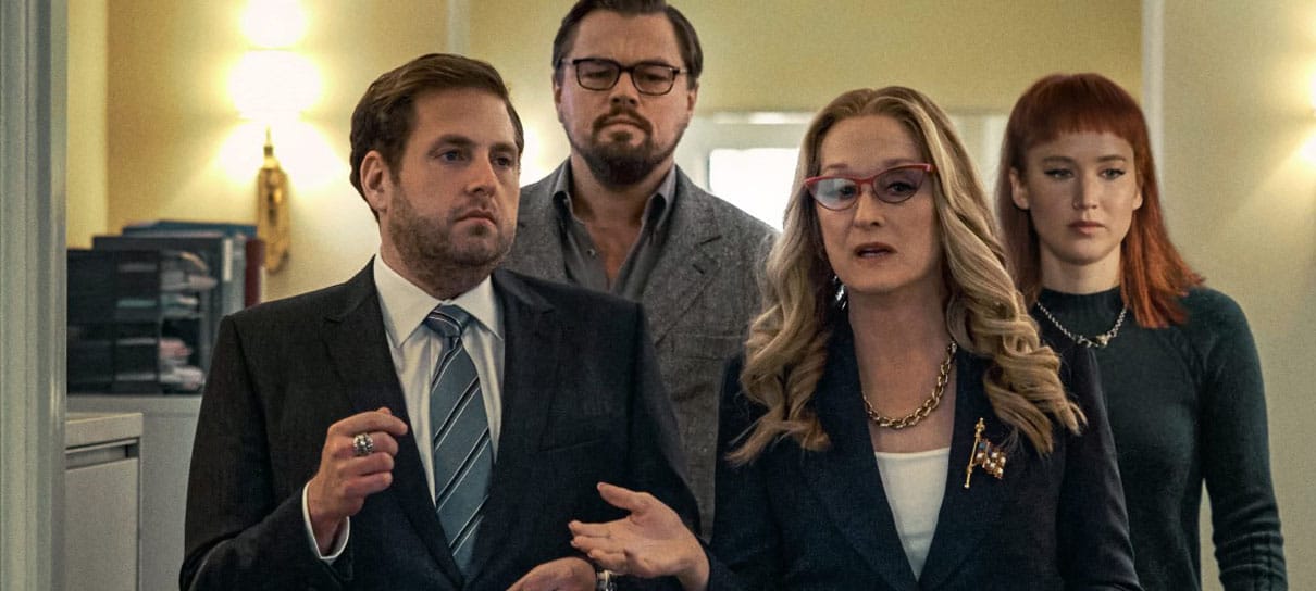 Chris Evans fez uma participação especial em Não Olhe Para Cima