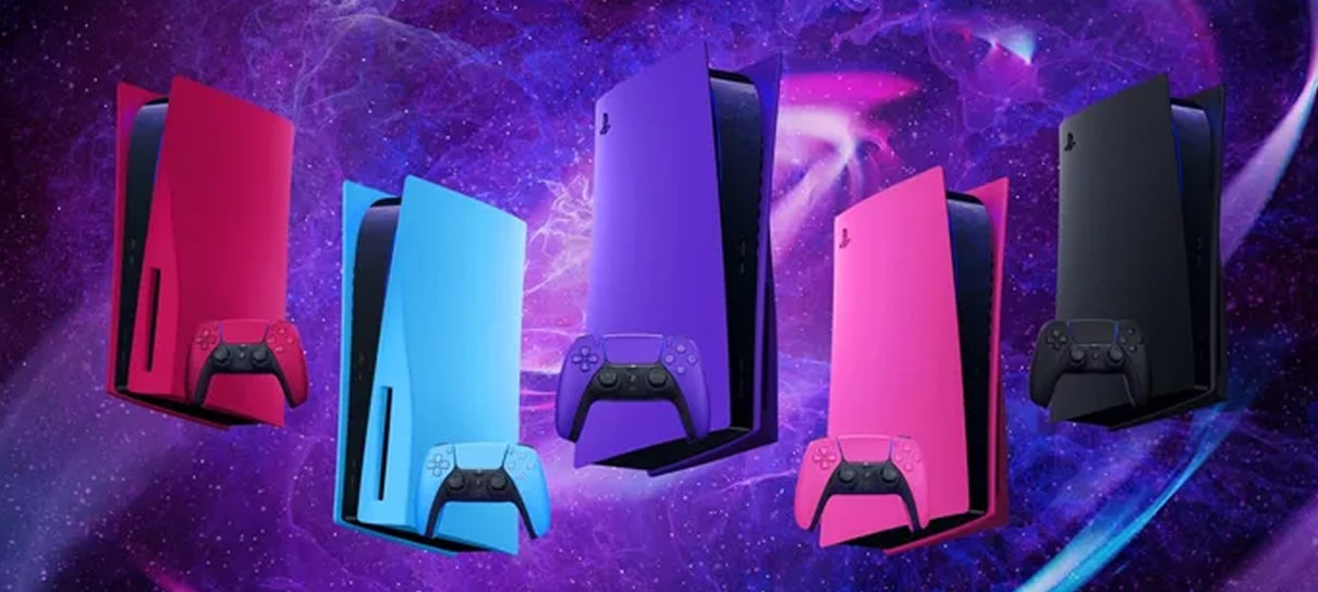 Sony anuncia novas cores para o DualSense e para o PS5