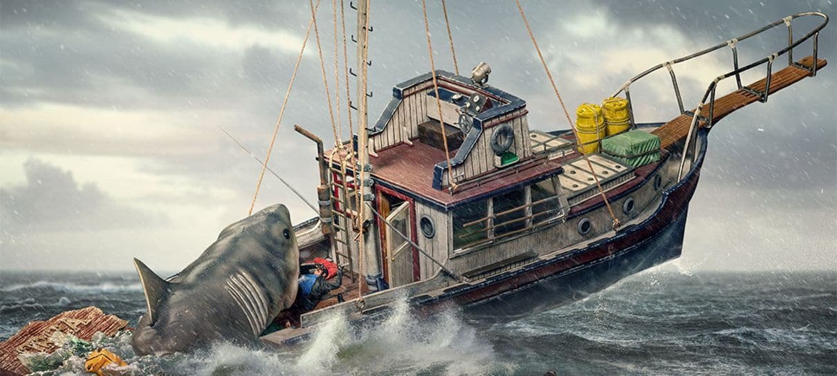 Iron Studios anuncia estátua do clássico Tubarão, de Steven Spielberg