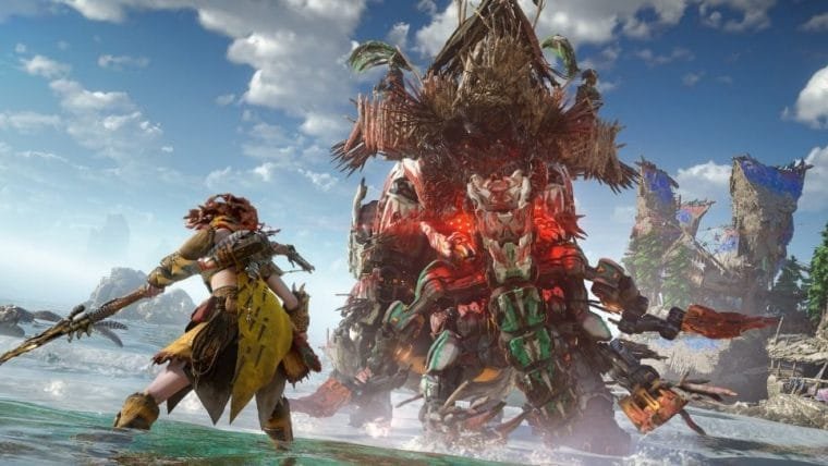 Sony mostra gameplay e imagens de Horizon Forbidden West no PS4 Pro