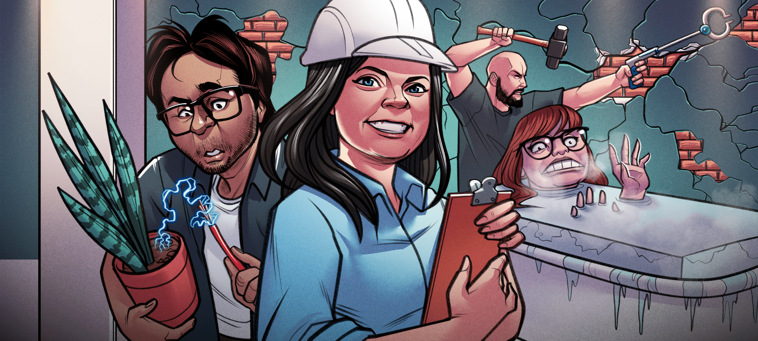 Reforma, fio terra e a maldita goteira