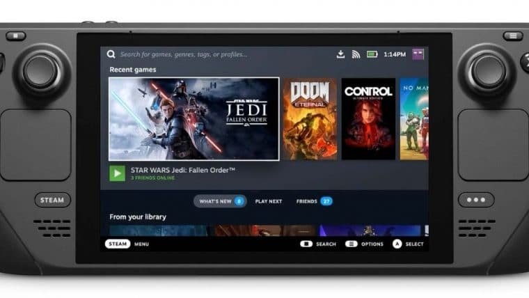 Steam Deck, console portátil da Valve, será lançado no dia 25 de fevereiro