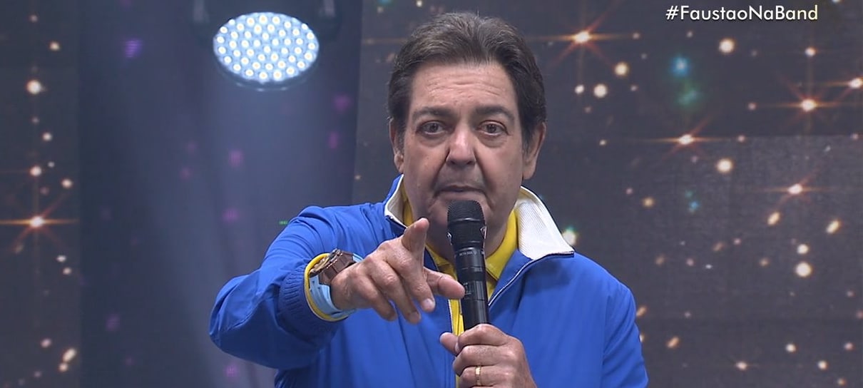 Faustão testa positivo para COVID e gravações de programa são suspensas
