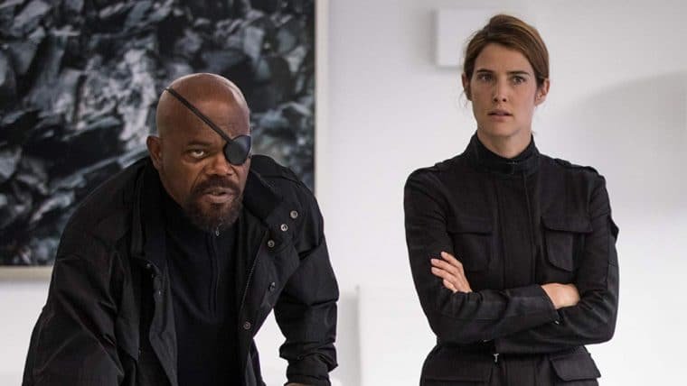 Samuel L. Jackson e Cobie Smulders aparecem em fotos do set de Invasão Secreta