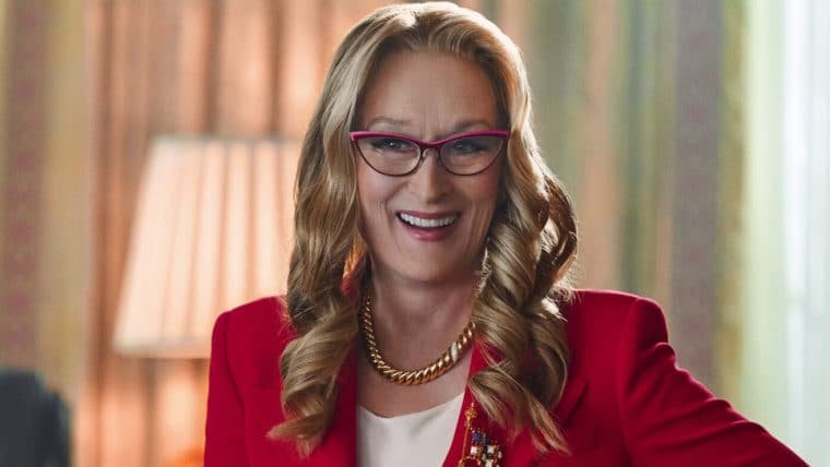 Vídeo de bastidores de Não Olhe Para Cima mostra improvisações de Meryl Streep