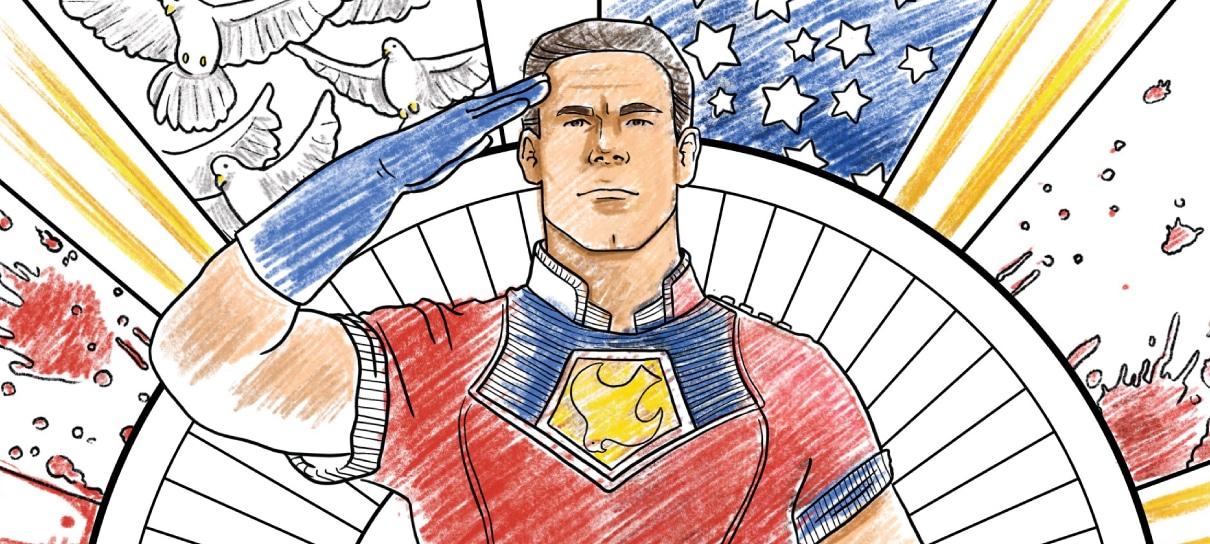 Peacemaker ganha livro de colorir para que você alcance a paz interior (ou não)