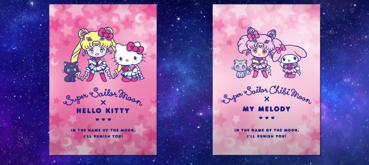 Sailor Moon encontra Hello Kitty e outros personagens em crossover com Sanrio