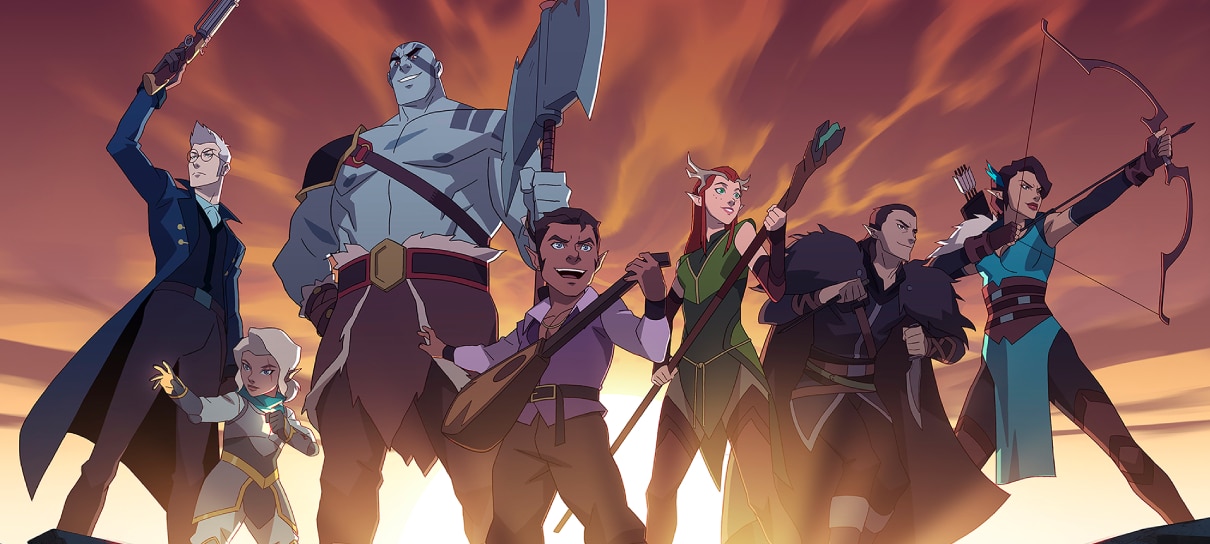 The Legend of Vox Machina faz estreia barulhenta com humor absurdo