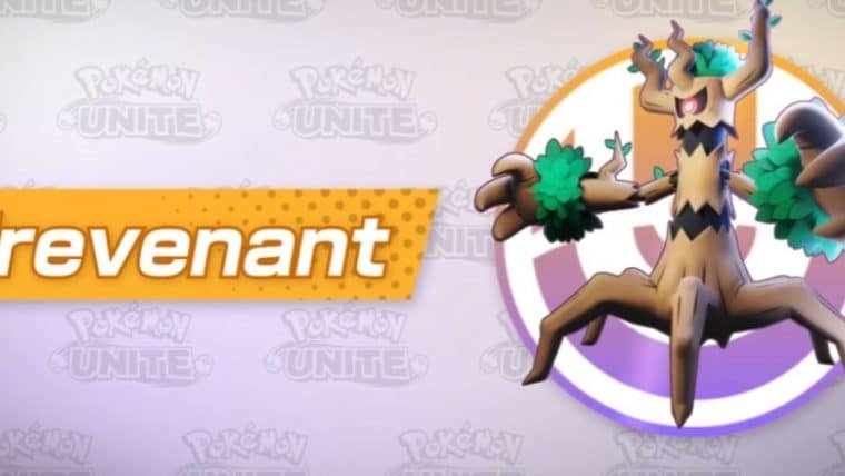 Trevenant está chegando ao Pokémon Unite