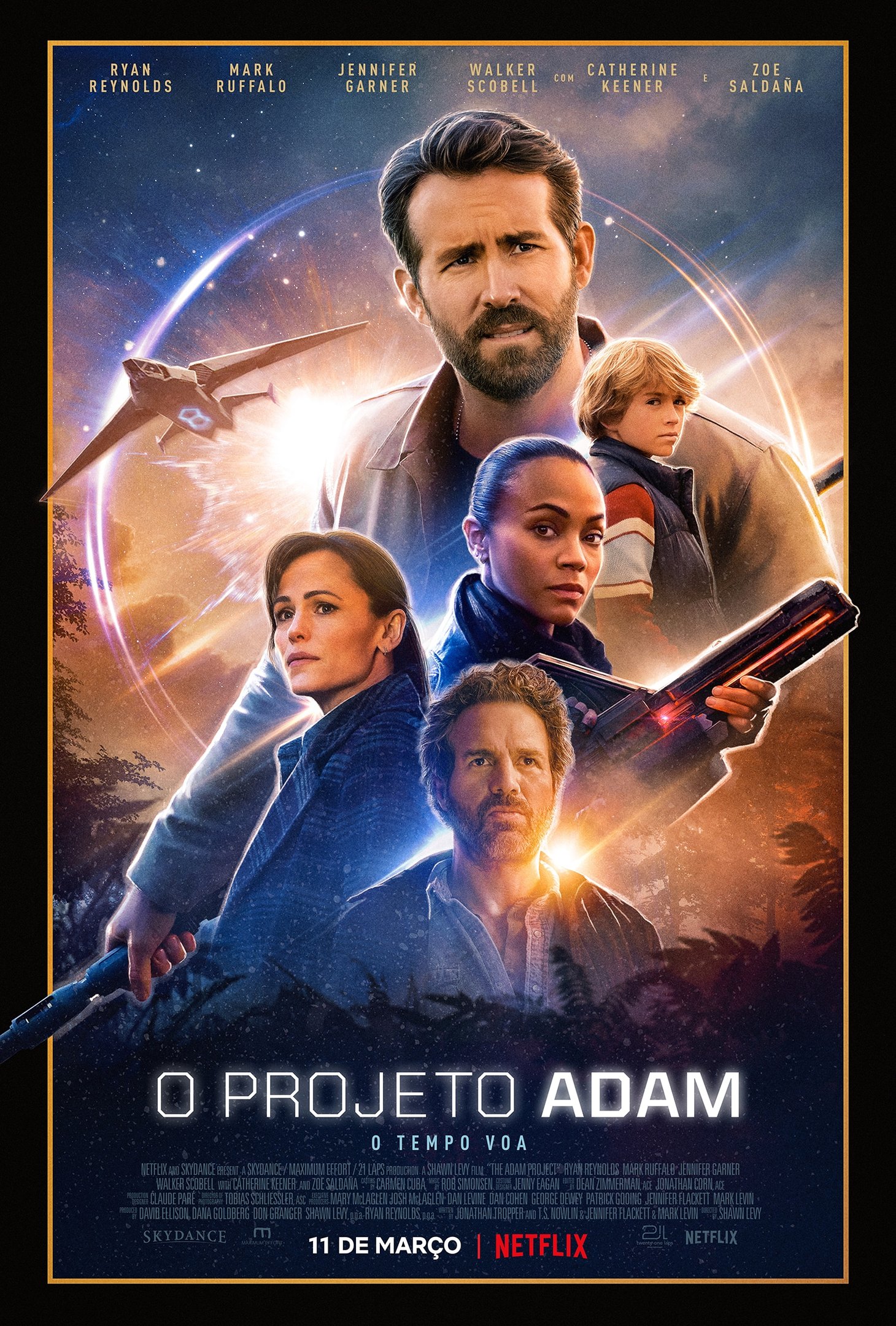 Da Netflix, Projeto Adam mostra um viajante do tempo (Ryan Reynolds) que  reencontra sua versão mais nova e seu pai falecido (Mark Ruffalo) -  Purebreak