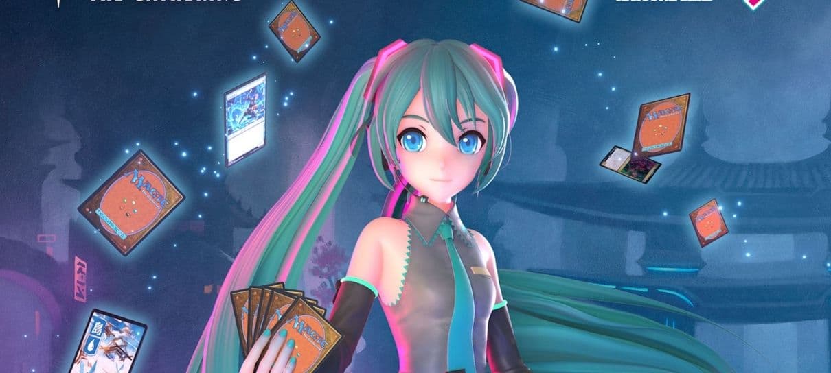 Hatsune Miku, idol virtual, canta música da expansão de Magic: The Gathering