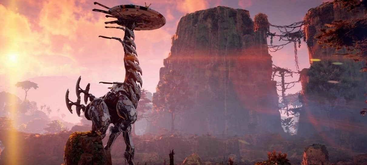 Pescoção é destaque de LEGO de Horizon Forbidden West com 1.222 peças