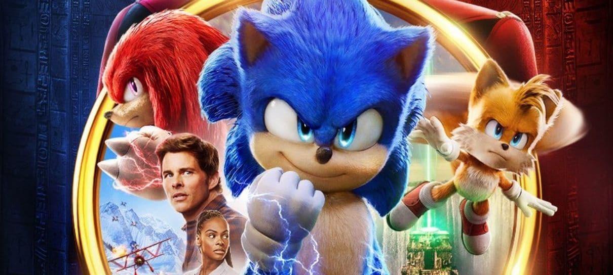 Novo pôster de Sonic 2: O Filme destaca embate com Knuckles