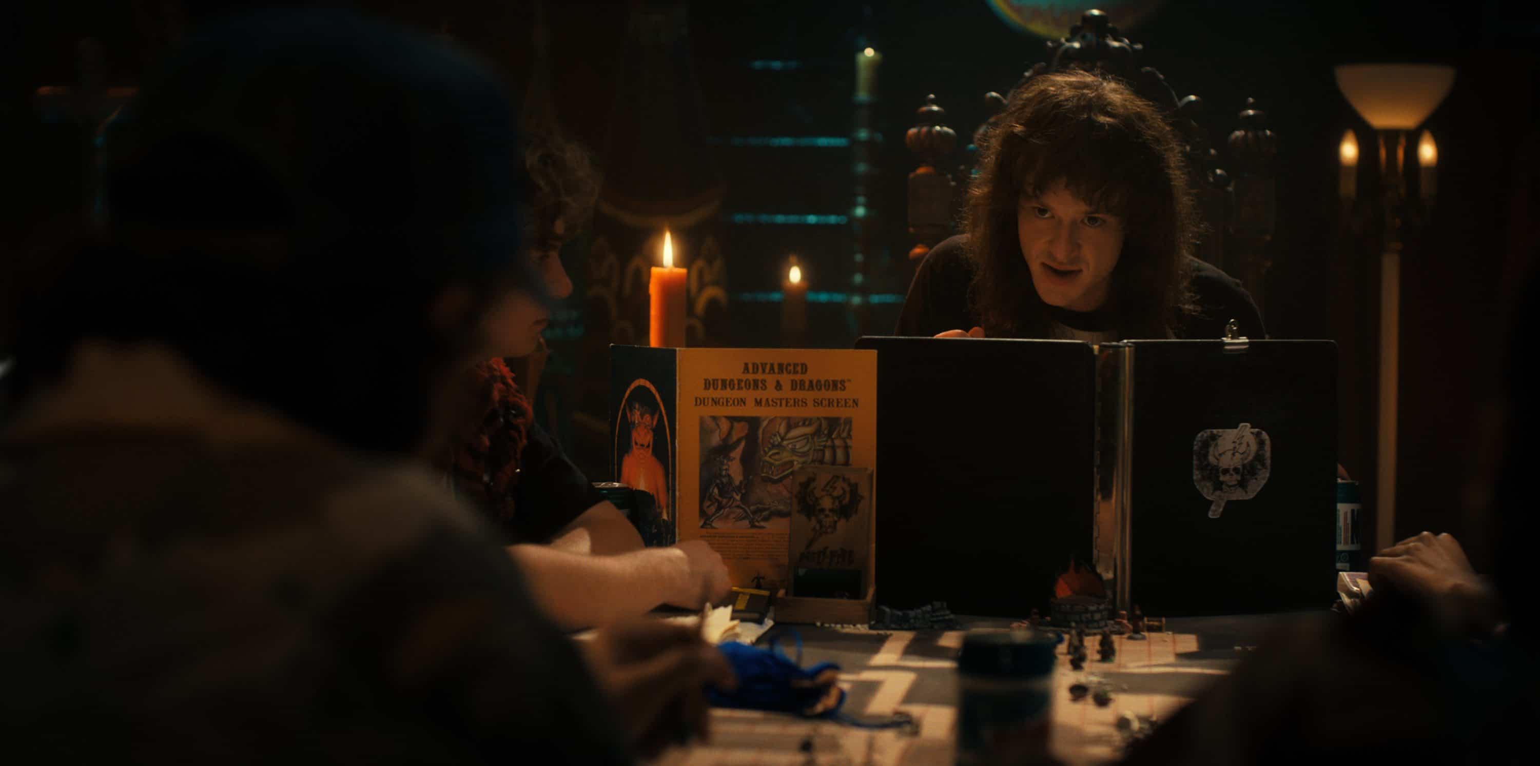 STRANGER THINGS. Joseph Quinn as Eddie Munson in STRANGER THINGS. Cr. Courtesy of Netflix  © 2022