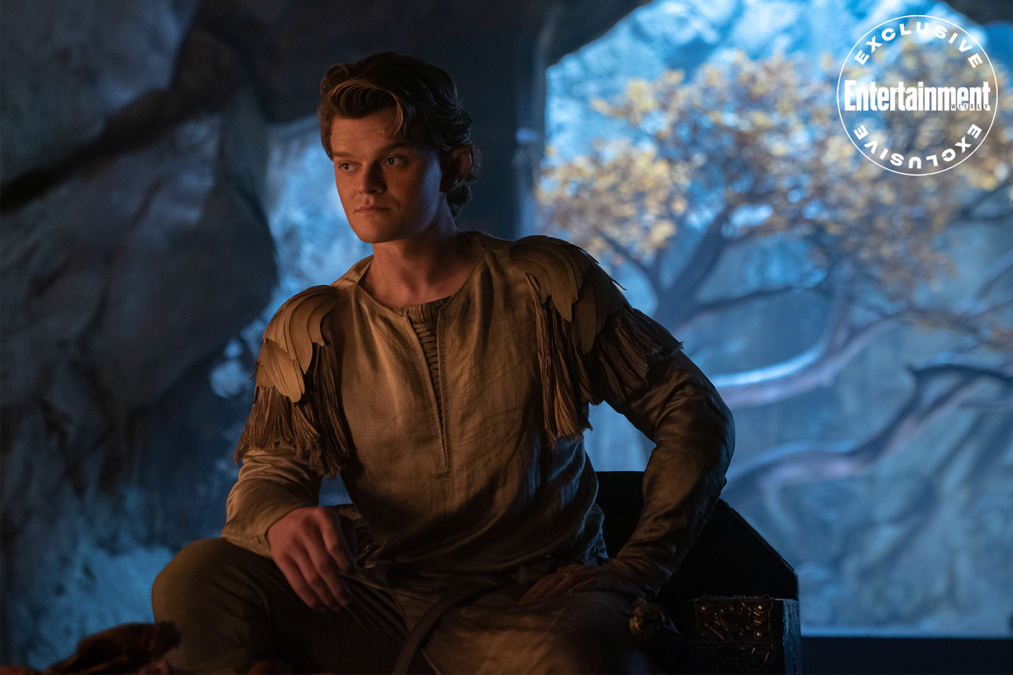 The Lord of the Rings: The Rings of Power
Elrond (Robert Aramayo) is pensive during a visit to Khazad-dûm.