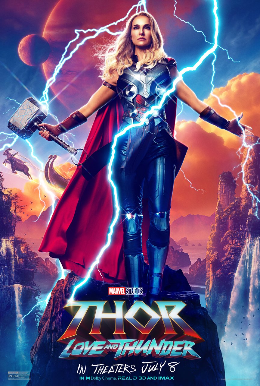 Thor: Amor e Trovão estreia no topo das bilheterias brasileiras e